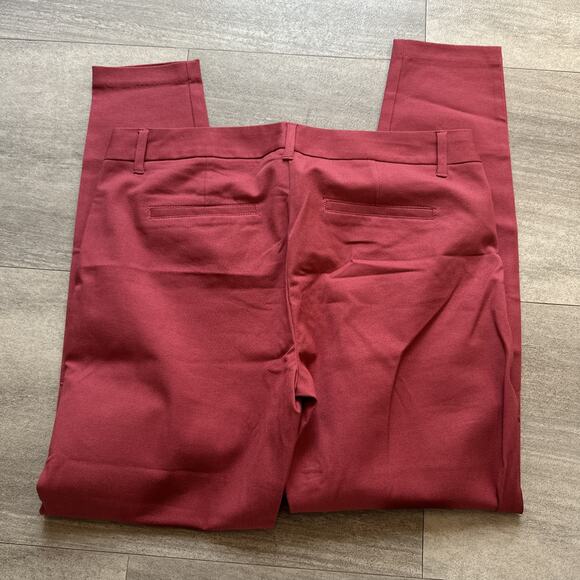 Maurices Smart Red Ankle Skinny Pants Women’s 13/14 Long - Picture 5 of 6